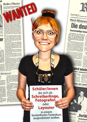 Ferienanfebot: Kostenloser Schülerworkshop zur Gründung einer Schülerredaktion für das Jugendmagazin "Heißes Pflaster"
